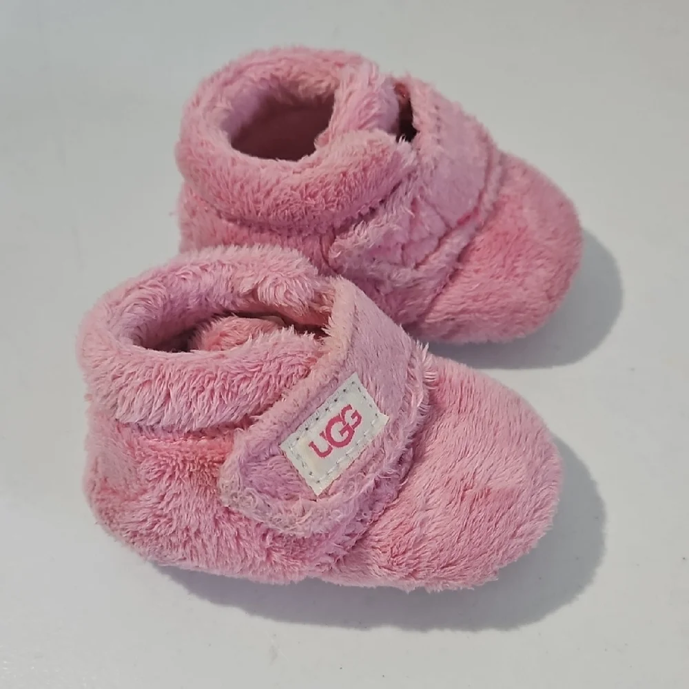 UGG Soft Pink Kids Slippers